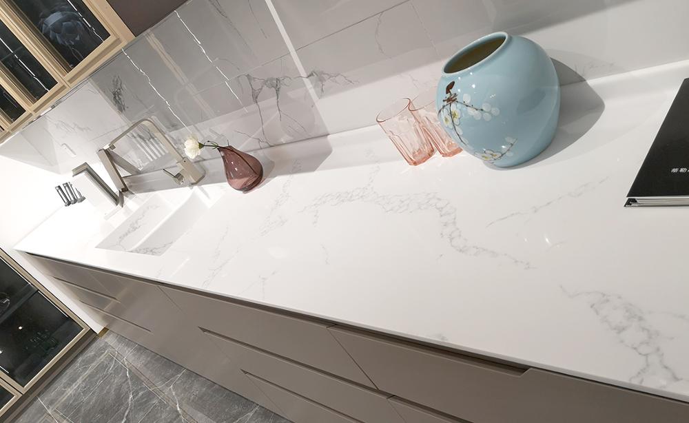 Corians Big Slab Surface solide acrylique 10 ans de garantie Feuille de faux marbre