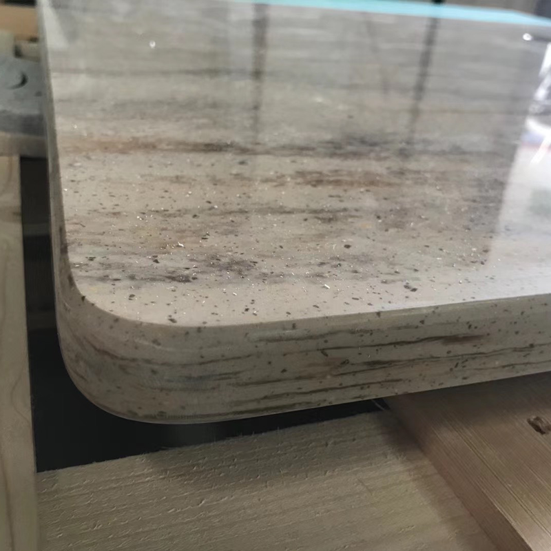 Comptoirs en pierre de marbre artificiel de surface solide acrylique de grande dalle