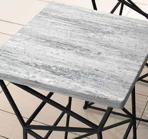 Chaise de surface solide de dalle acrylique en pierre artificielle