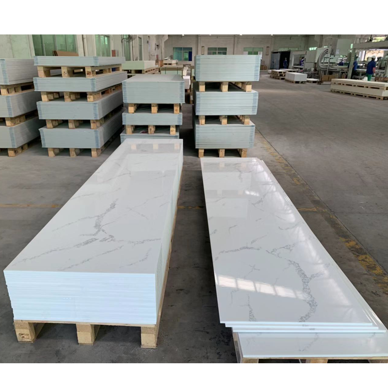 Comptoir en marbre artificiel de feuille de marbre de surface solide d'épaisseur de la qualité 6-30mm