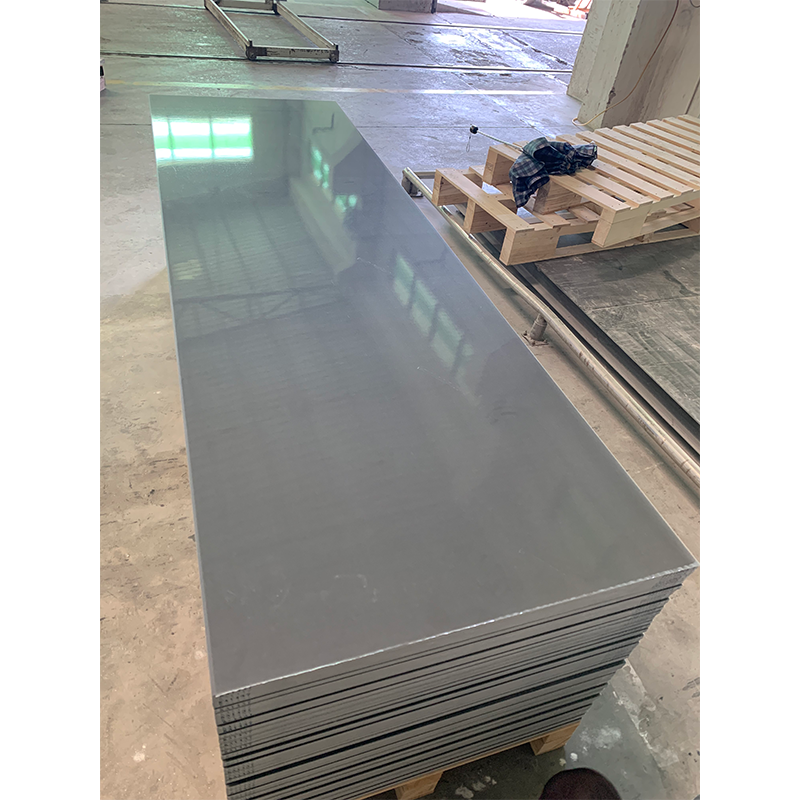 Pure Grey 100% Acrylique Stone Faux Stone Panels Solid Color