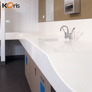 Chine fabricant surface solide acrylique salle de bains haut de pierre artificielle