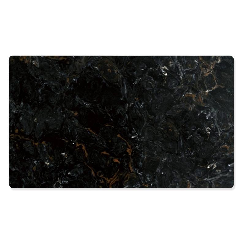 La surface solide modifiée adaptent la surface solide sans couture commune de polyester de couleur aux besoins du client pour le plan de travail