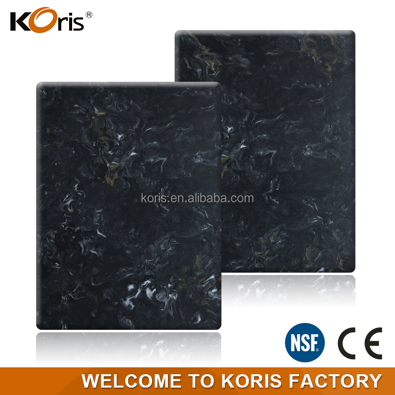 La Chine prix d'usine Koris thermoformage de la résistance à la chaleur de la pierre de marbre artificiel ignifuge pour les matériaux de construction