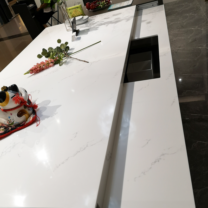 Corians Big Slab Surface solide acrylique 10 ans de garantie Feuille de faux marbre